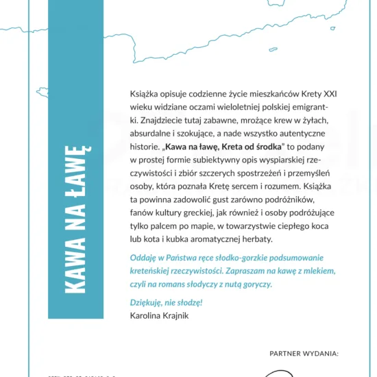 "Kawa na ławę. Kreta od środka" – Karolina Krajnik (książka)