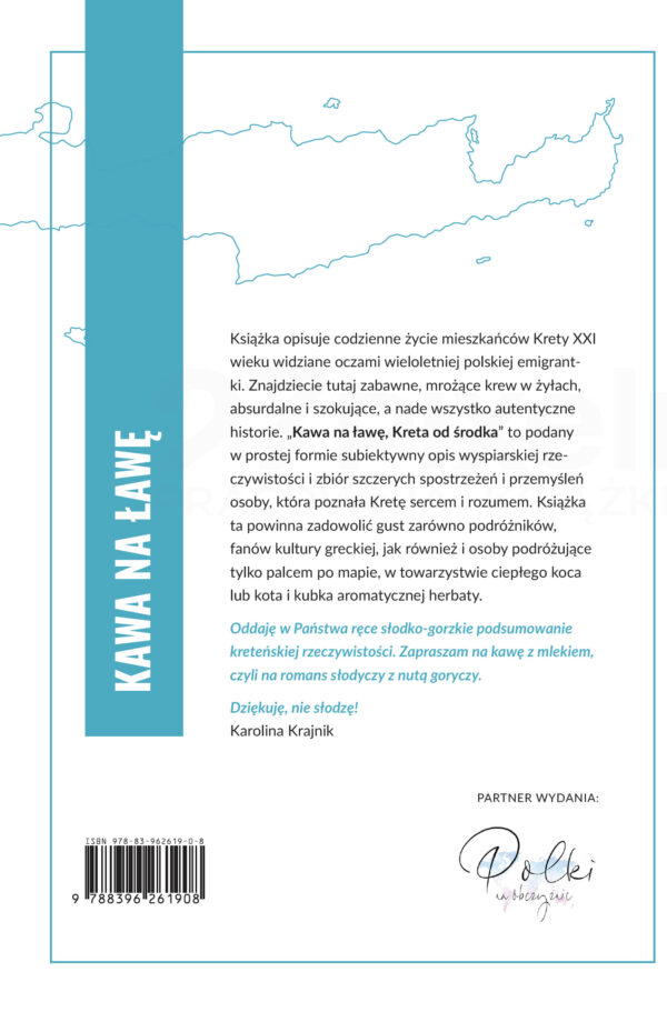 "Kawa na ławę. Kreta od środka" – Karolina Krajnik (książka)