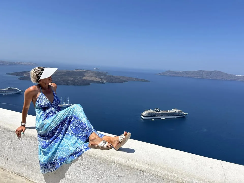 Santorini z Eweliną